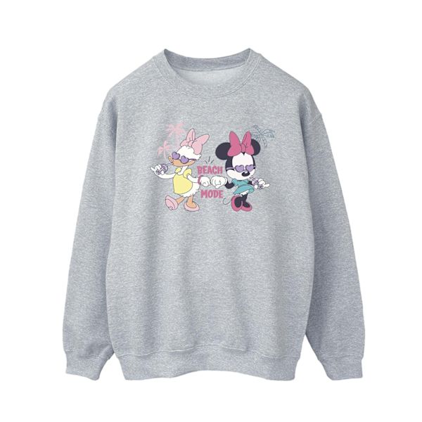Disney Mens Minnie Daisy Beach Mode Sweatshirt M Sports Grey Sports Grey M