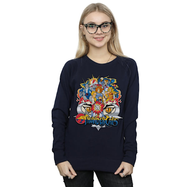 Thundercats Dam Action Group Shot Sweatshirt XXL Marinblå Navy Blue XXL