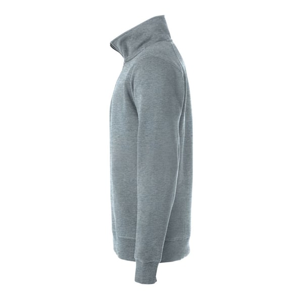 Clique Unisex Vuxen Klassisk Melange Halv Zip Sweatshirt S Grå Grey S