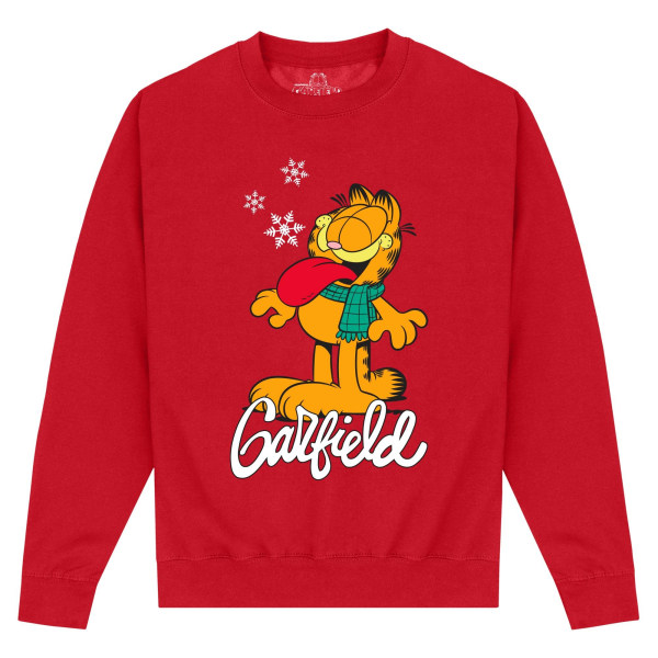 Garfield Unisex Vuxen Sweatshirt XL Röd Red XL