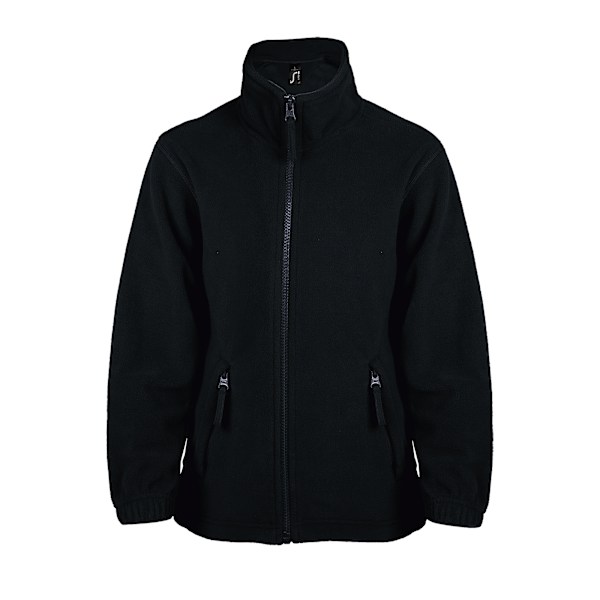 SOLS Barn/Barn North Zip-Up Fleece Jacka 4 år Svart Black 4yrs