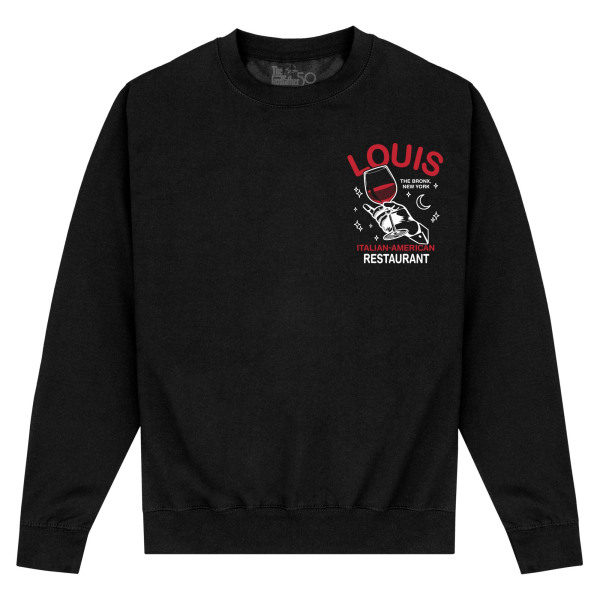 The Godfather Unisex Adult Louis Restaurant Sweatshirt XL Svart Black XL