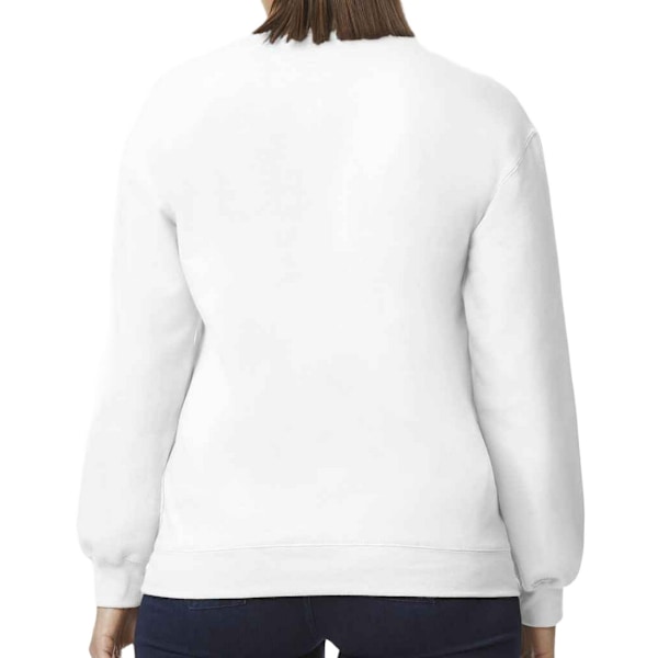 Gildan Unisex Adult Softstyle Fleece Midweight Sweatshirt M Vit White M