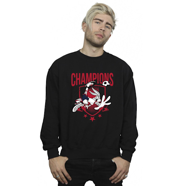 Looney Tunes Herr Bugs Bunny Champions Sweatshirt XXL Svart Black XXL