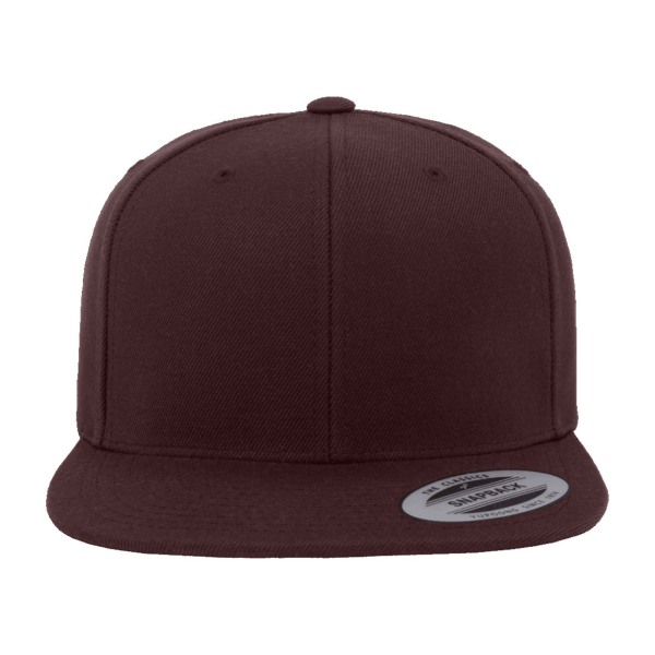 Yupoong Mens The Classic Premium Snapback- cap (paket med 2) One S Maroon One Size