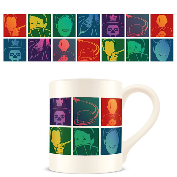 James Bond Villain Icons Fine China Mug One Size Multicoloured Multicoloured One Size