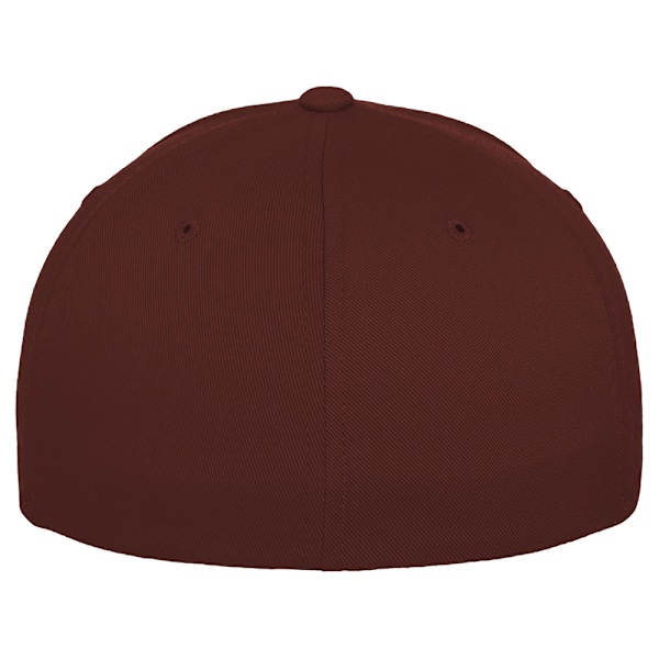 Yupoong Flexfit Fitted Baseball Cap LXL Maroon Maroon LXL