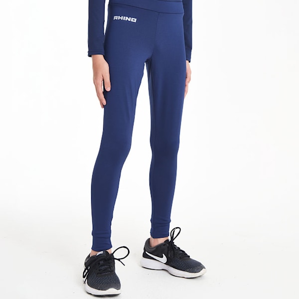 Rhino Kids Boys Thermal Underwear Boys Base Layer Leggings / Lo Navy 5-6