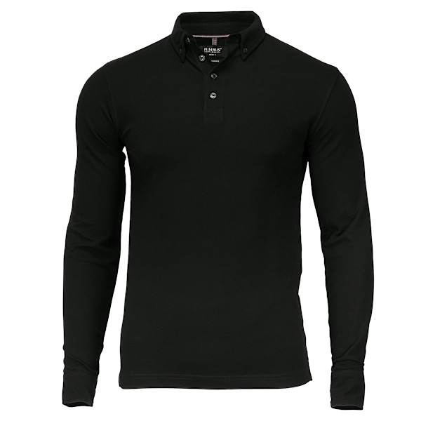 Nimbus Carlington Deluxe långärmad poloskjorta L svart Black L