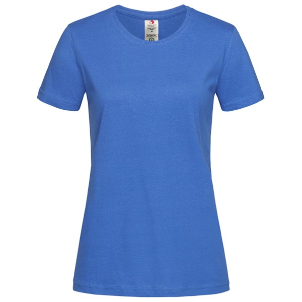 Stedman Dam/Dam Classic Organic T-Shirt M Bright Royal Blå Bright Royal Blue M