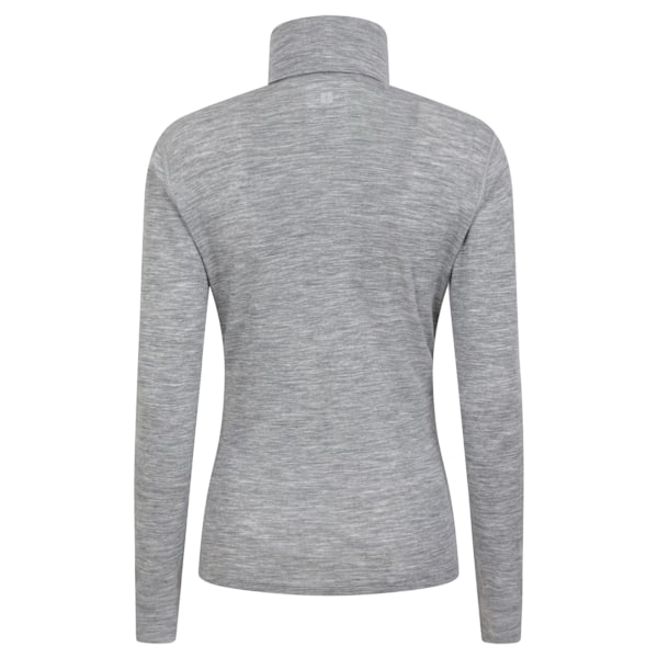 Mountain Warehouse Dam/Damer Merino Ull Rullhals Baslager Light Grey 20 UK