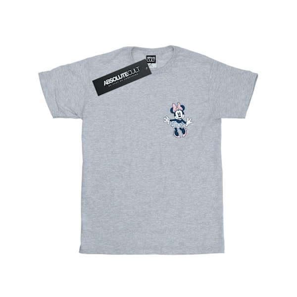 Disney Boys Minnie Mouse Dancing Chest T-Shirt 9-11 år Sport Sports Grey 9-11 Years