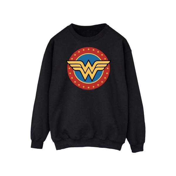 Wonder Woman Womens/Ladies Circle Logo Sweatshirt S Svart Black S