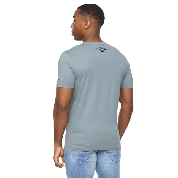 Crosshatch Herr Boxvibe T-Shirt L Blå Blue L