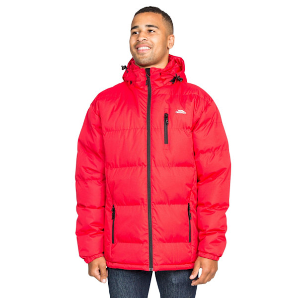 Trespass Mens Clip Padded Jacket S Röd Red S