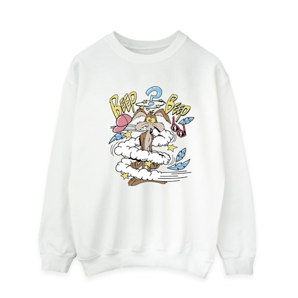 Looney Tunes Mens Coyote Daze Sweatshirt L Vit White L