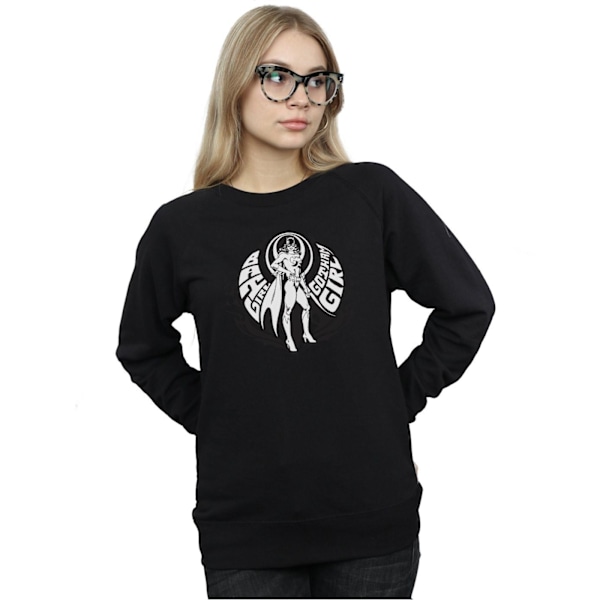 DC Comics Dam/Kvinnor Batgirl Gotham Girl Sweatshirt M Svart Black M