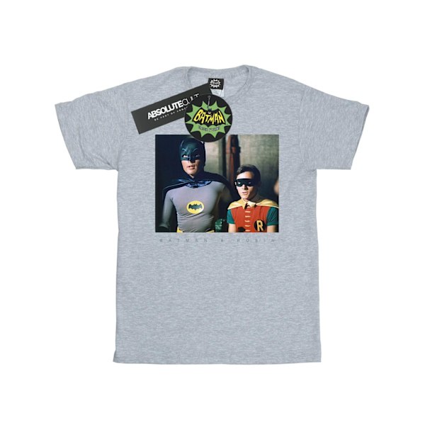 DC Comics Dam/Damer Batman TV-serie Dynamisk Duo Fotografi Sports Grey XL