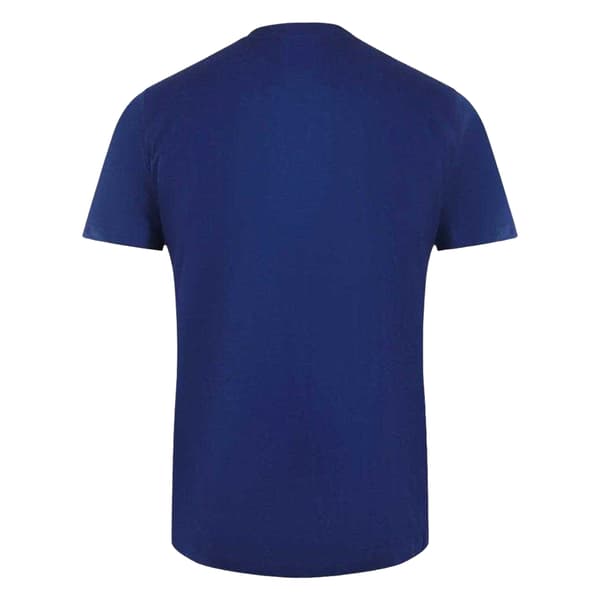 Cavalli Class Herr Abstrakt Logotyp T-Shirt L Blå Blue L