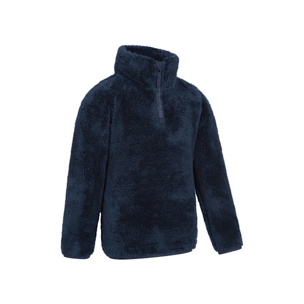 Mountain Warehouse Barn/Flickor Teddy Halv Zip Fleece Topp 5-6 Navy 5-6 Years