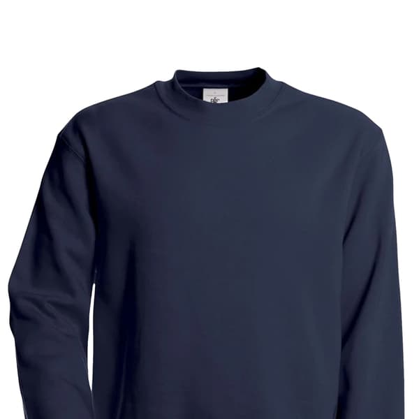 B&C Unisex Set-in Sweatshirt L Marinblå Navy L
