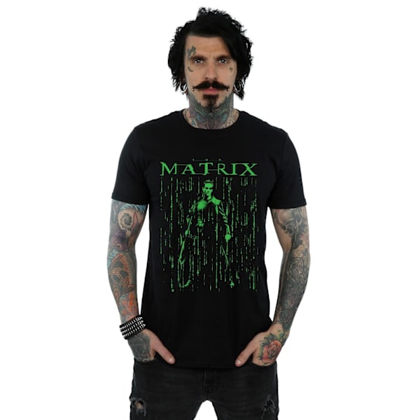 The Matrix Mens Neo Neon T-Shirt 5XL Svart Black 5XL