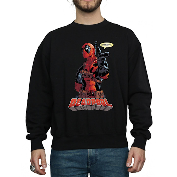 Deadpool Herr Hey You Bomullströja 3XL Svart Black 3XL