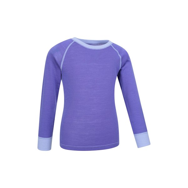 Mountain Warehouse Barn/Kids Merino II Rundhals Base Layer Purple 13 Years