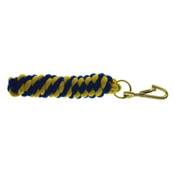 Hy Two Tone Twisted Lead Rope 2,2 meter Royal/Yellow Royal/Yellow 2.2 metres