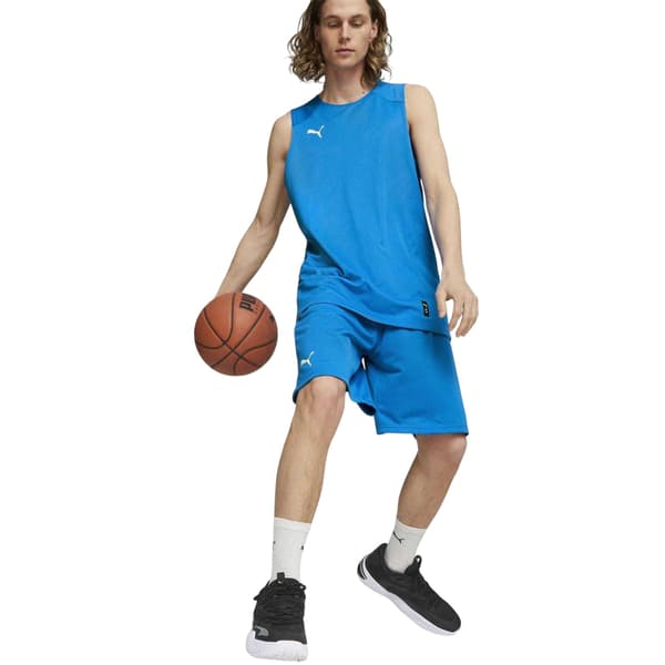 Puma Herr Team Basketshorts L Electric Blue Electric Blue L
