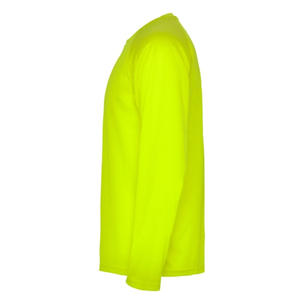 Roly Herr Montecarlo Långärmad Sport T-shirt XL Fluorescerande Fluorescent Yellow XL