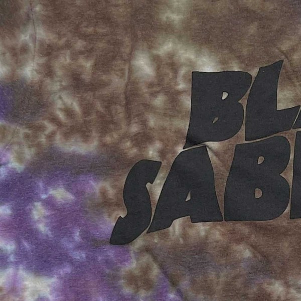 Black Sabbath Unisex Vuxen Wavy Logo T-Shirt XXL Lila/Brun Purple/Brown XXL