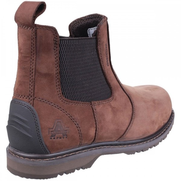 Amblers Herr AS148 Sperrin Påtagningssäkerhetshandlarstövlar 4 UK Bro Brown 4 UK