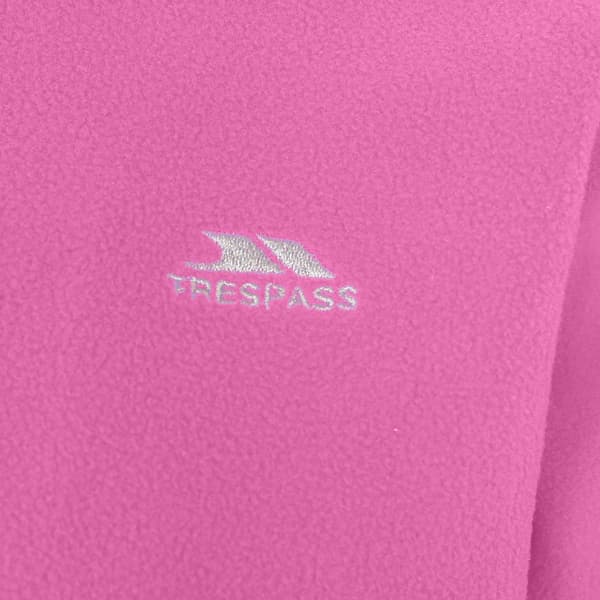 Trespass Barn/Flicka Sybil Microfleece 7/8 år Mörkrosa Deep Pink 7/8 Years