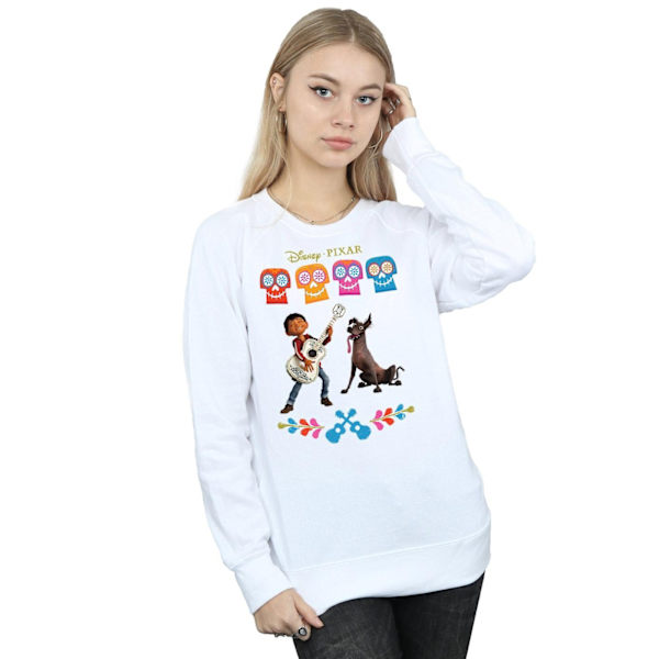 Disney Dam/Kvinnor Coco Miguel Logo Sweatshirt M Vit White M