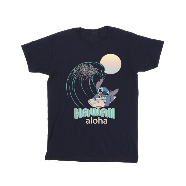 Disney Lilo och Stitch Hawaii T-shirt L Marinblå Navy Blue L