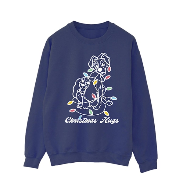 Disney Herr Lady And The Trump Julkramar Sweatshirt L Marinblå Navy Blue L