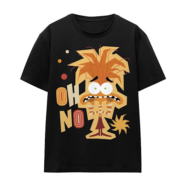 Insidan Ut 2 Unisex Vuxen Ångest T-Shirt M Svart Black M