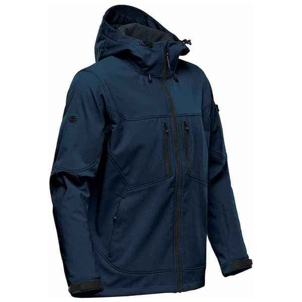 Stormtech Mens Epsilon 2 Hooded Soft Shell Jacket S Navy/Graphi Navy/Graphite Grey S
