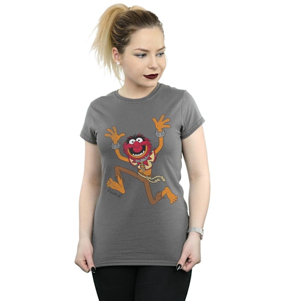 Disney Dam/Kvinnor Mupparna Klassisk Animal Bomull T-shirt Charcoal XXL