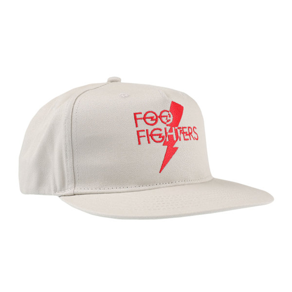 Foo Fighters Unisex Adult Flash Logo Snapback Cap One Size Sand Sand One Size