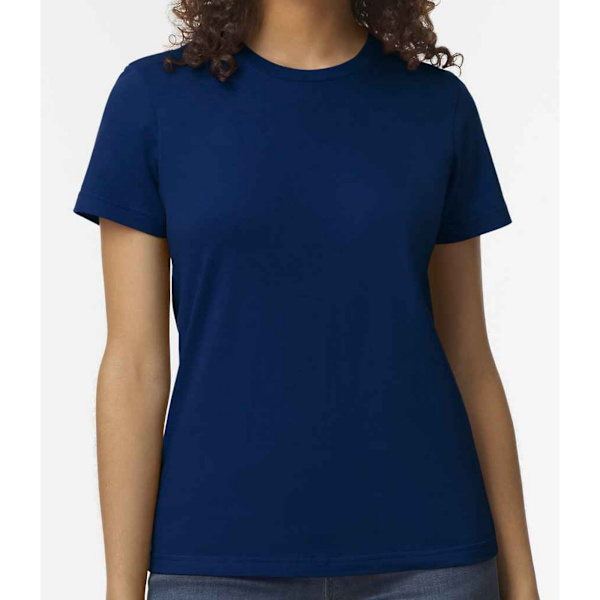 Gildan Womens/Ladies Soft Midweight T-Shirt M Navy Navy M