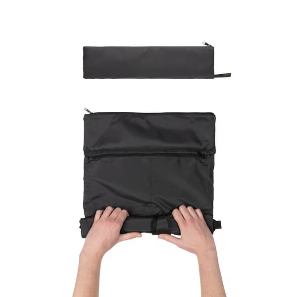XD Collection Dillon Vikbar RPET Lättviktig 20L Ryggsäck One Black One Size