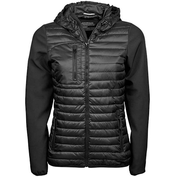 Tee Jays Dam/Kvinnor Crossover Huvtröja XXL Svart Black XXL