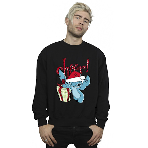 Disney Herr Lilo And Stitch Cheer Sweatshirt 4XL Svart Black 4XL