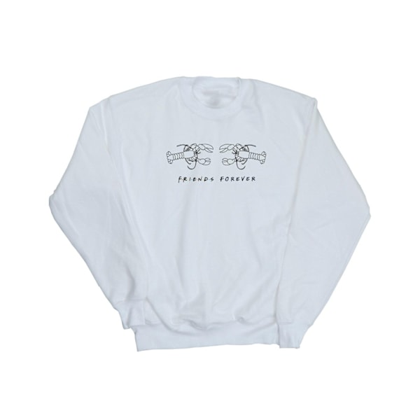Friends Herr Lobster Logo Sweatshirt S Vit White S