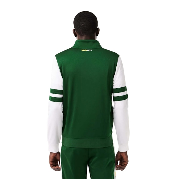 Lacoste Unisex Vuxen Sportdräkt Randig Tennisjacka XS Grön/Vit Green/White XS