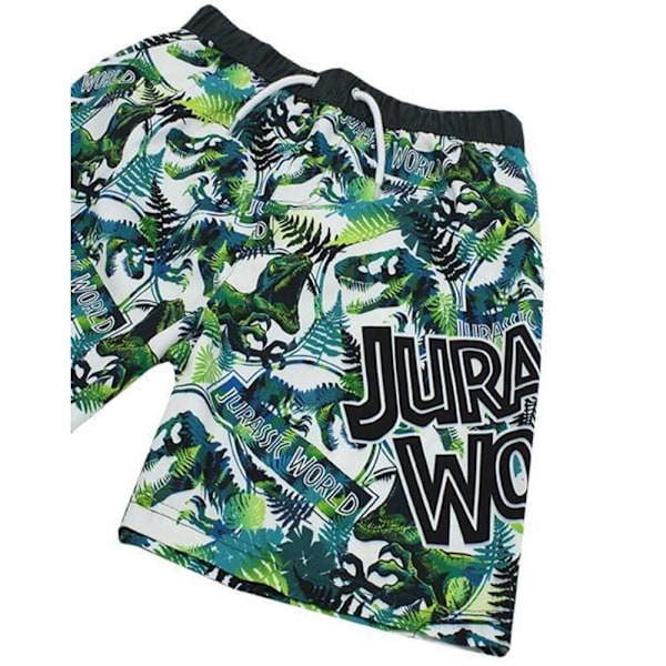 Jurassic World Pojk Dinosaur Badshorts 6-7 År Grön Green 6-7 Years