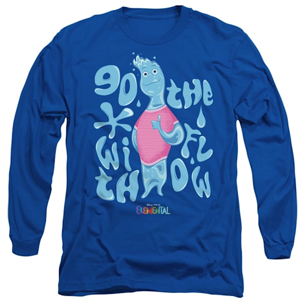 Elemental Unisex Vuxen Go With The Flow Wade T-Shirt M Royal Blå Royal Blue M