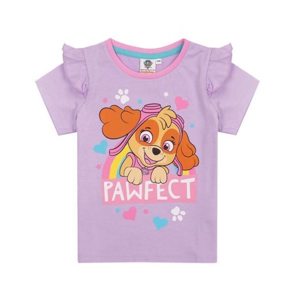 Paw Patrol Girls Pawfect Skye Short Pyjamas Set 2-3 år lila Purple/Pink 2-3 Years